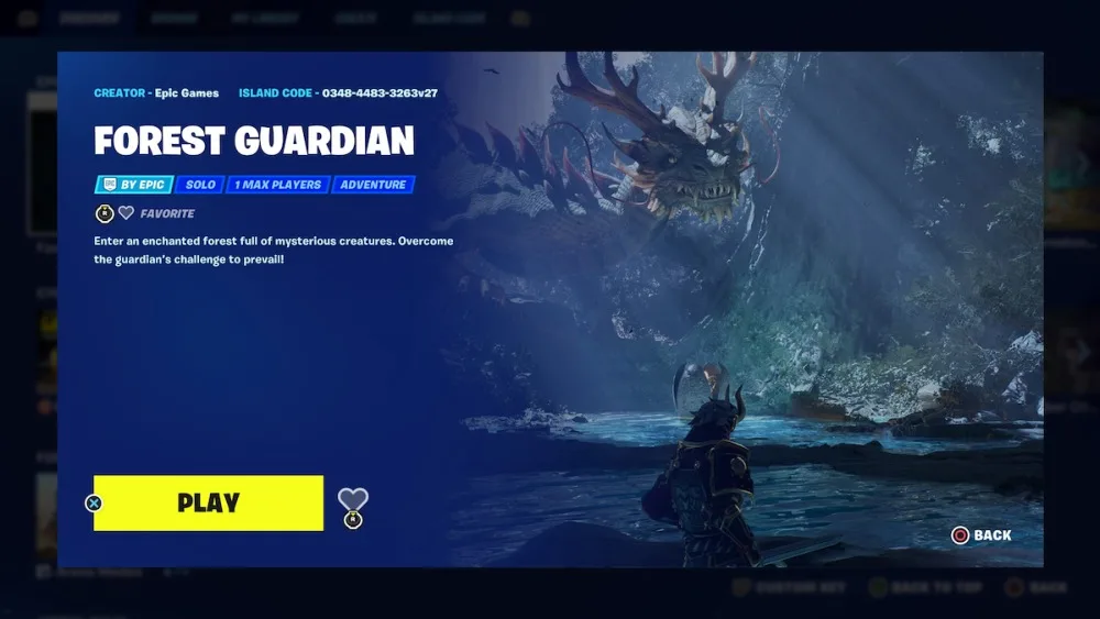 Forest guardian Unreal Editor pour Fortnite (UEFN)