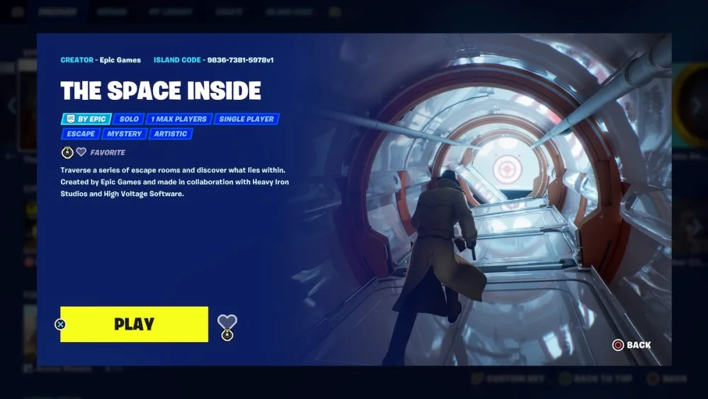 The space inside Unreal Editor pour Fortnite (UEFN)