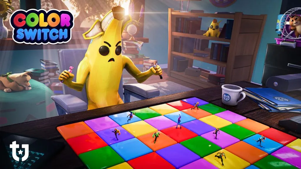 Présentation du mode color switch sur Fortnite creative 2.0