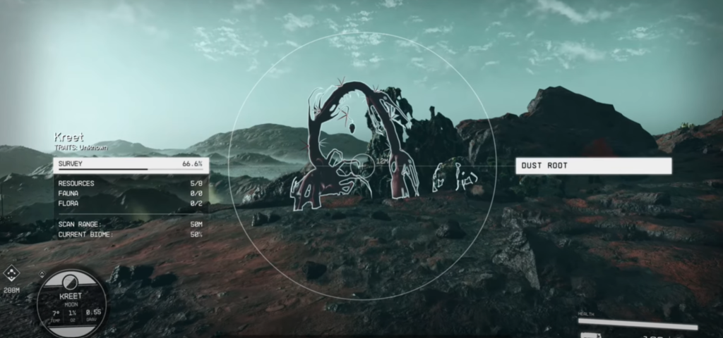 image in-game de l'exploration dans Starfield