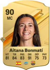 Photo de la carte de Bonmatí sur EA Sports FC 24