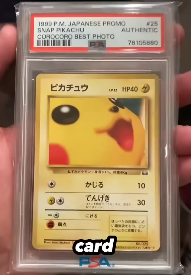 Pokemon Snap Pikachu carte