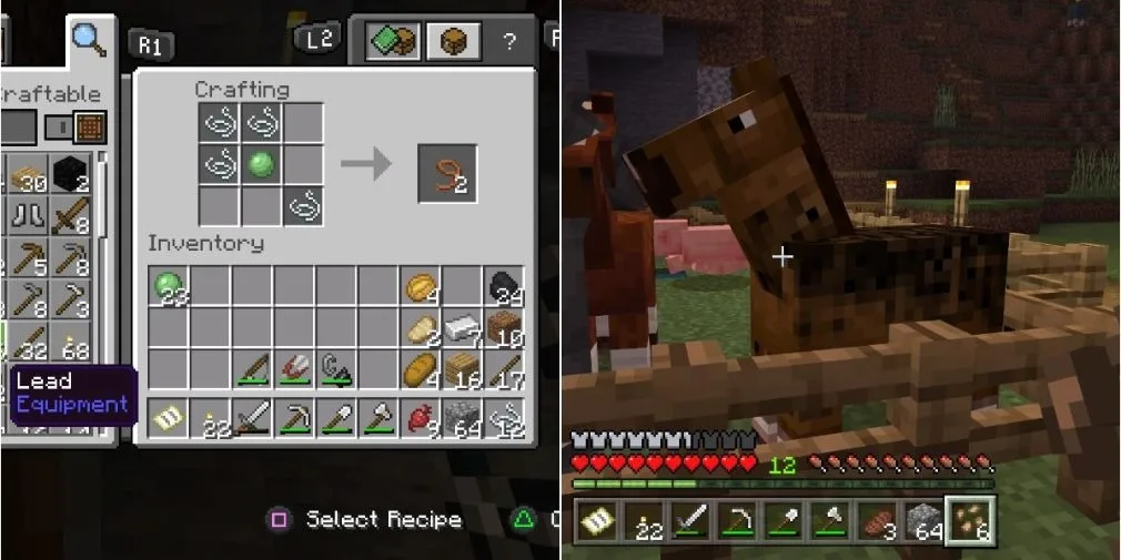 ️ Recette de craft de la laisse