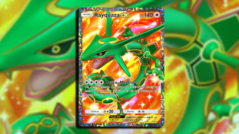 Deck Rayquaza EX : des rafales de dégâts grâce à l’événement butin de Pokémon TCG Pocket