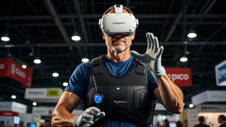 J’ai testé le gilet haptique VR le plus évolué et les gants tactiles : caresser un chat virtuel n’a jamais été aussi réel