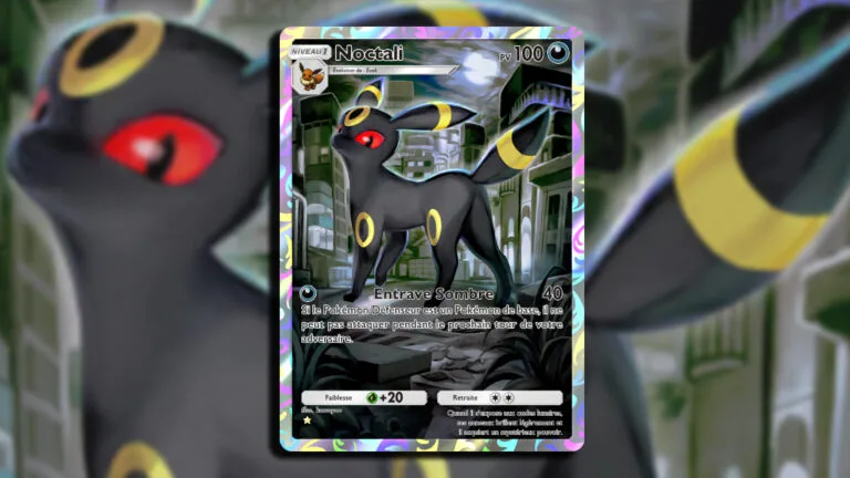 Deck Noctali : épuiser vos adversaires grâce à Entrave Sombre dans “La Clairière d’Évoli” sur Pokémon TCG Pocket