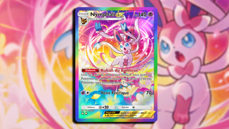 Deck Nymphali EX : exploitez Ruban du Bonheur pour dominer la méta « La Clairière d’Évoli » dans Pokémon TCG Pocket