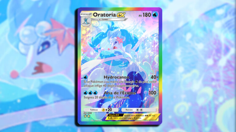 Deck Oratoria EX : le nouveau pilier Eau de “La Clairière d’Évoli” dans Pokémon TCG Pocket