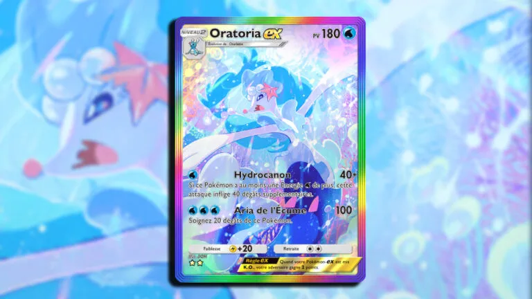 Deck Oratoria EX : le nouveau pilier Eau de “La Clairière d’Évoli” dans Pokémon TCG Pocket