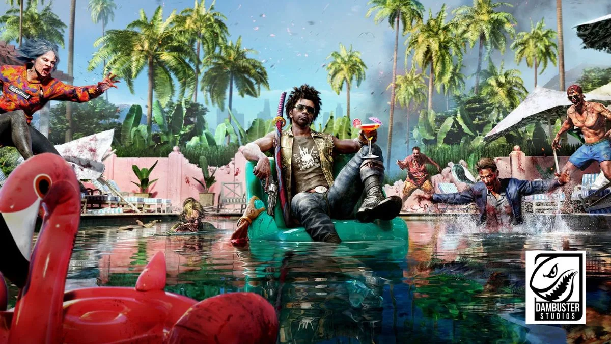 image de dead island 2 avec le logo de Dambuster Studios