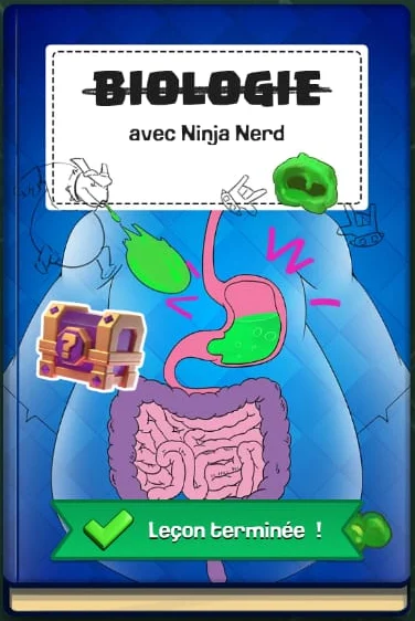 Leçon de biologie de la Salle de Clash avec Ninja Nerd, estomac de la Gargouille géante