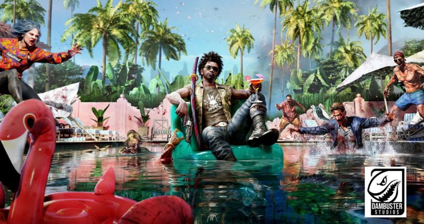 image de dead island 2 avec le logo de Dambuster Studios