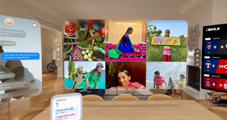 VisionOS 26 sur Vision Pro