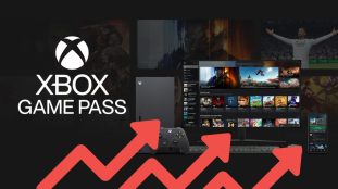 image du xbox game passe avec des flèches rouge pour illustrer la montée des prix