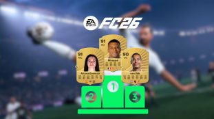 podium des meilleurs joueurs et joueuse de EA Sports FC 26